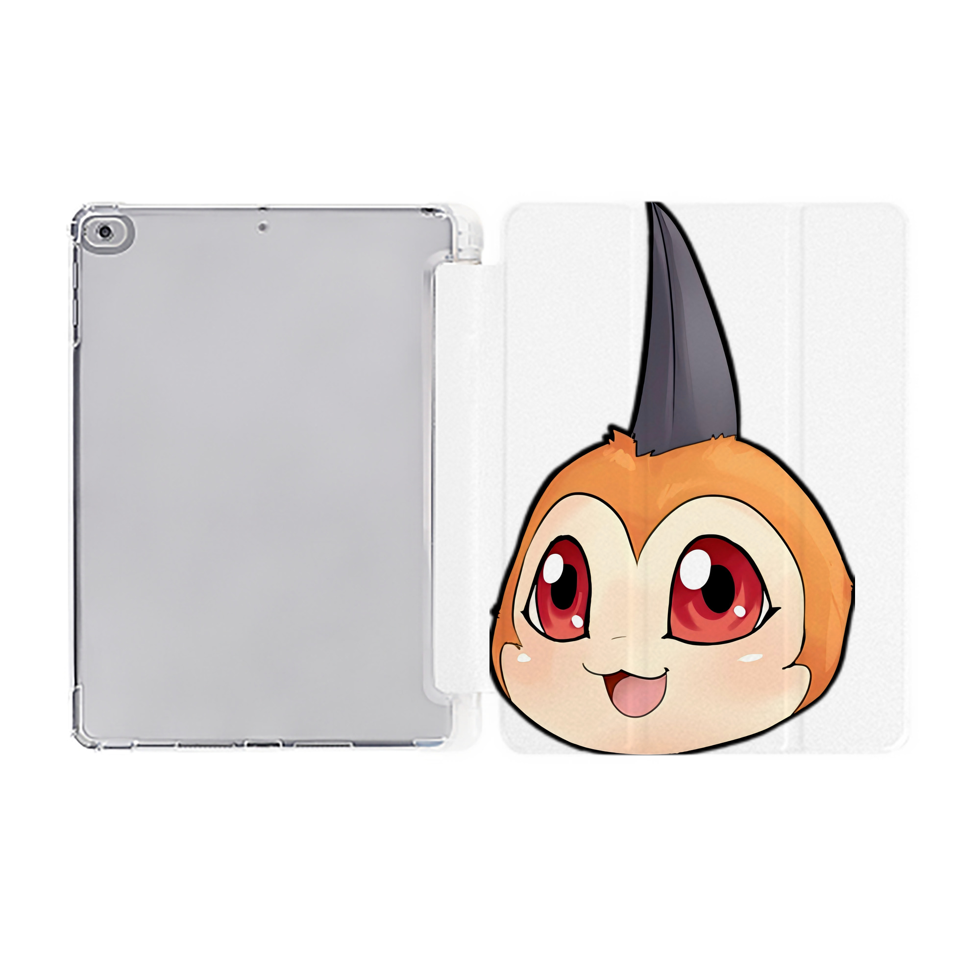 （画像用） Digimon デジタルモンスター/デジモン IPad ケース ペン収納付き 三つ折りスタンド PUレザー×シリコン 対応機種9.5/10.5/10.9インチ